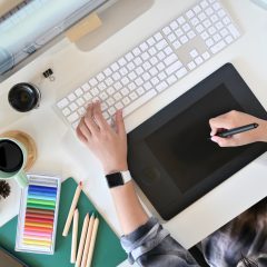 Realizando diseños en Tablet